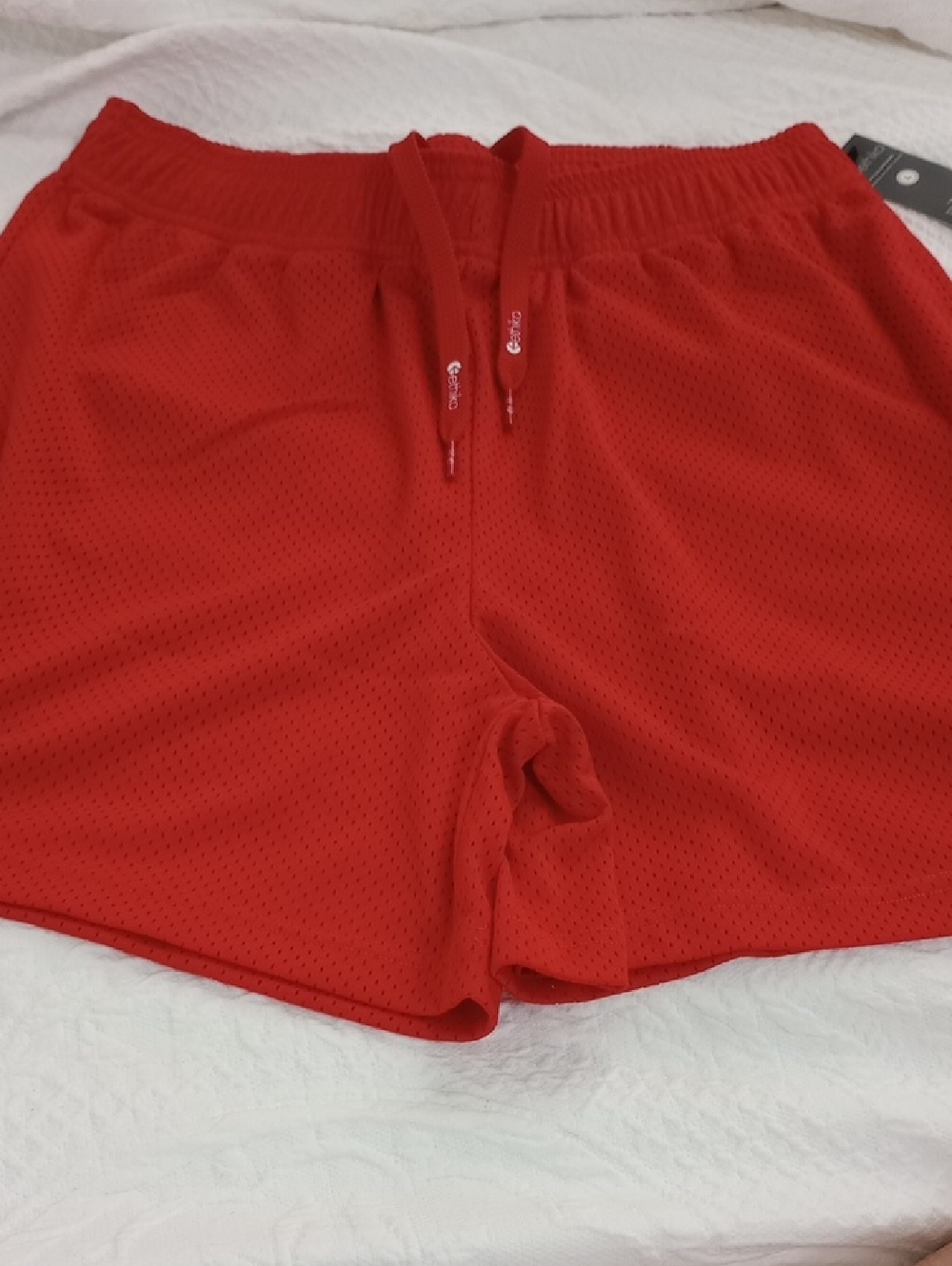 🥰3/$25 NWT ETHIKA SHOGUN RED Athletic Shorts. 7" Inseam